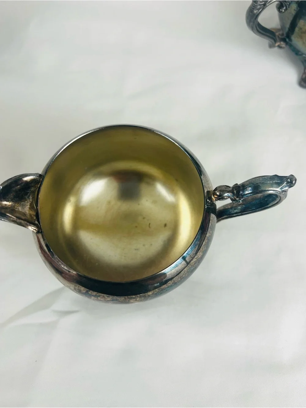 ornate 4 piece silver plated tea coffee set details International Silver Company